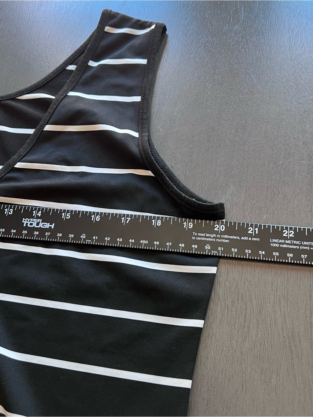 Black & White Striped Maxi Dress – Women’s Size XL - Picture 4 of 6